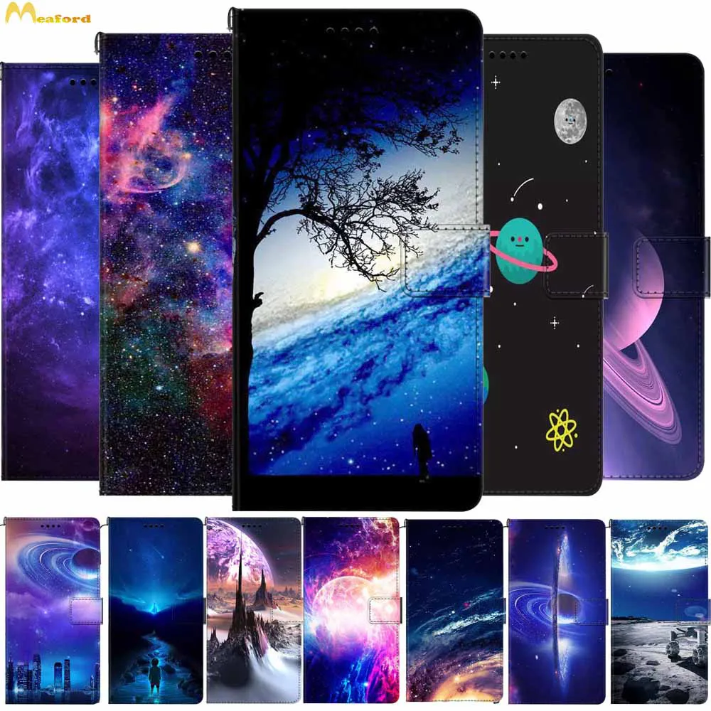 

Кожаный чехол-книжка для Molorola Moto G Stylus G9 Plus G8 Play G8 Power Lite