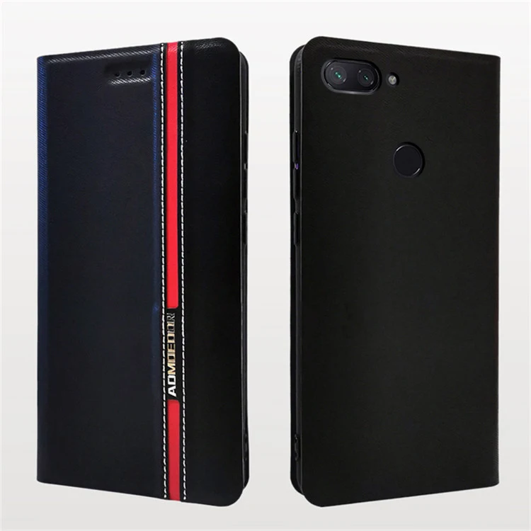 Чехол для xiaomi mi 8 lite, ультра тонкий кожаный флип-чехол для xiaomi mi 8 mi 8, чехлы для задней панели, стильный кошелек, подставка