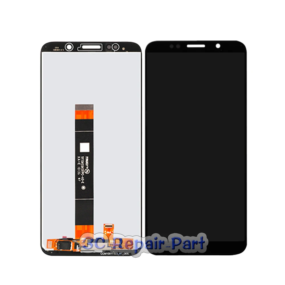 Black No Frame Дисплей для Honor 7A 5,4" DUA-L22 ЖК-дисплей сенсорный экран Замена для Honor 7S DUA-LX2 L02 дисплей протестированный ЖК-дисплей версия RU - Цвет: Black No Frame
