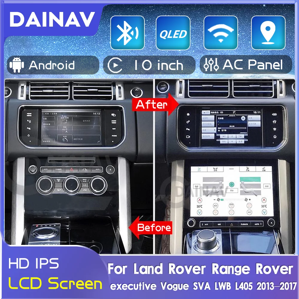 

Панель кондиционера A/C сенсорный ЖК-экран климатическая панель для Land Range Rover драйвера Vogue SVA LWB L405 2013-2017 контроль кондиционирования воздуха