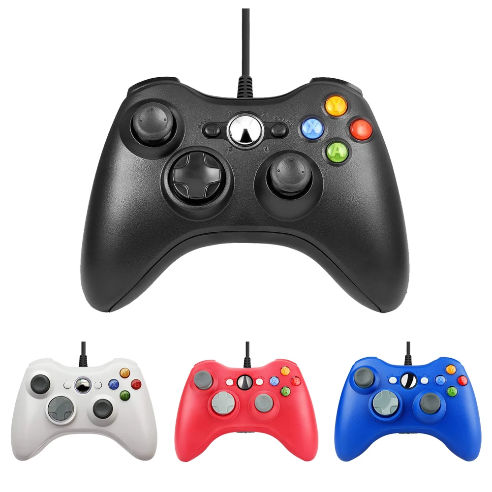 Проводной геймпад для Xbox 360 USB поддержка системы Win7/8/10 джойстик XBOX Slim/Fat/E игровой