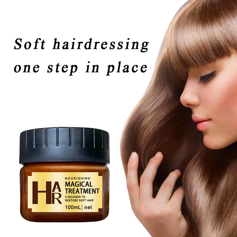 100ML Hair Treatmen Straightening Repair Care Mask Smoothing Treatment Shiny Conditioners Product | Красота и здоровье