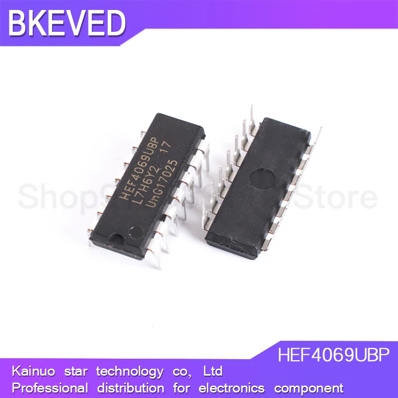10 шт. HEF4069UBP DIP HEF4069 DIP14 HEF4069BP DIP-14 Новый и оригинальный IC