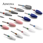 Керамическая фреза для маникюра, карбидная фреза для ногтей, алмазная фреза, инструменты для педикюра