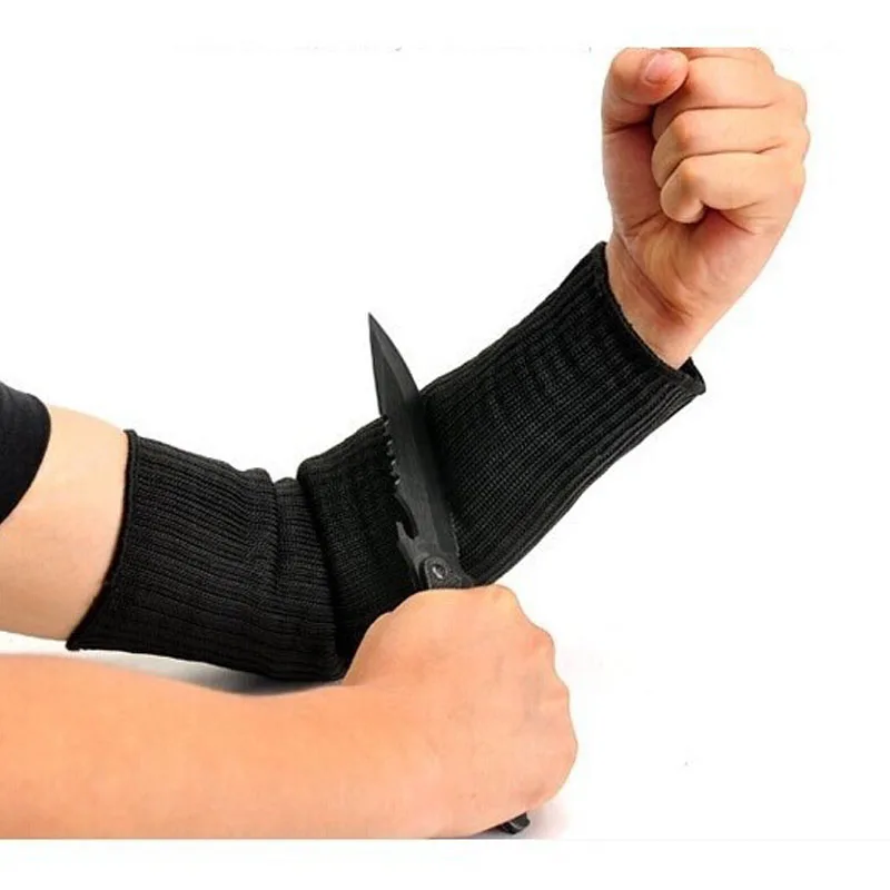 Cutting Outdoor Self-defense Arm Guard Against Glass Knife Cut Steel Mesh Cuff Cut-resistant Protective Safety Sleeves