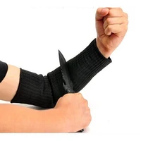 cutting outdoor self defense arm guard against glass knife cut steel mesh cuff cut resistant protective safety sleeves