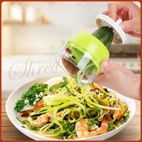 handheld spiralizer vegetable fruit slicer 4 in 1 adjustable spiral grater cutter salad tools zucchini noodle spaghetti maker
