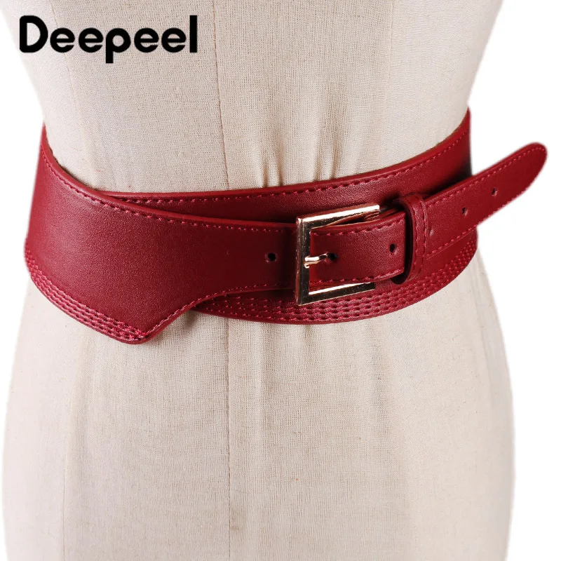 Deepeel 1 шт. 6 см * 104 женский пояс из искусственной кожи с широкой талией