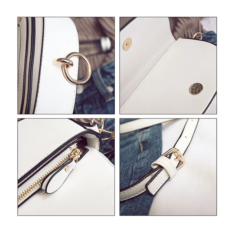 BENVICHED для женщин седельная сумка стиль экокожа (полиуретан) полукруглые