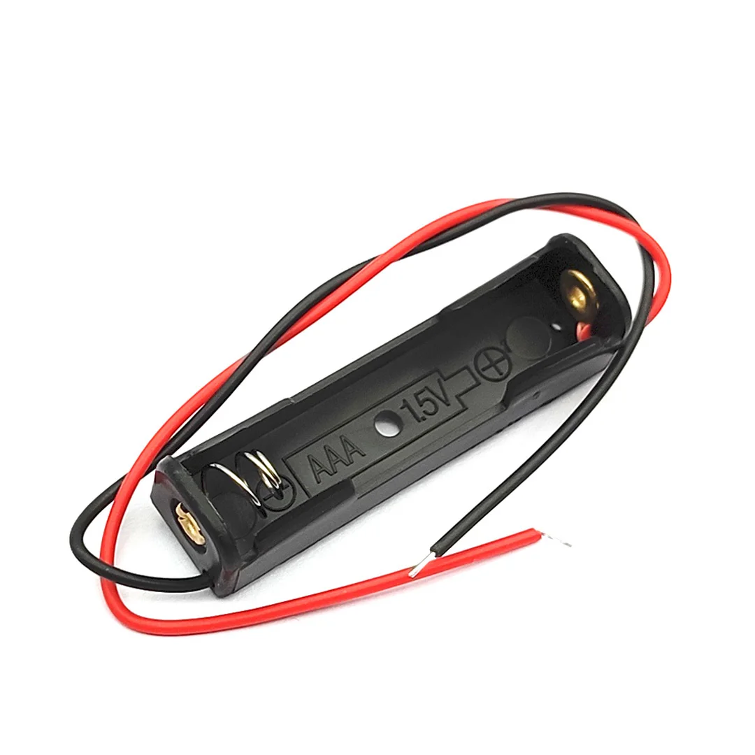 5 шт. 1x AAA Батарея Чехол Держатель коробка с проводами DIY хранения чехол s 1 V| |