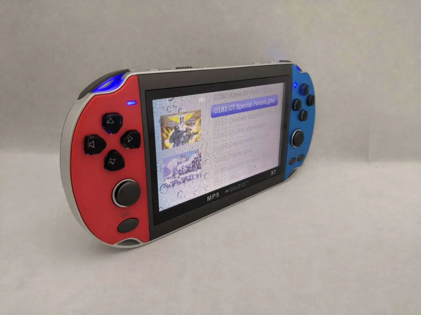 X7 Ретро игровой Набор для psp двойной рокер игровой автомат 4,3 дюймов Большой экран 64 бит 8 г памяти GBA с Bulit в 200 игр