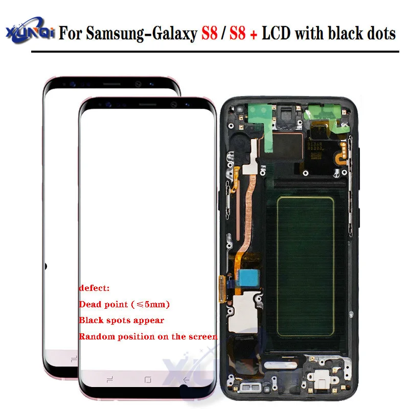 Сенсорный экран с дигитайзером для Samsung Galaxy S8 + G950A G950U G950F Plus G955 G955F LCD S8|Экраны