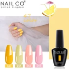 Лак для ногтей NAILCO, 15 мл, 47 цветов, УФ гель лак для ногтей, натуральная смола, полуперманентный, удаляемый замачиванием, не содержит кислоты
