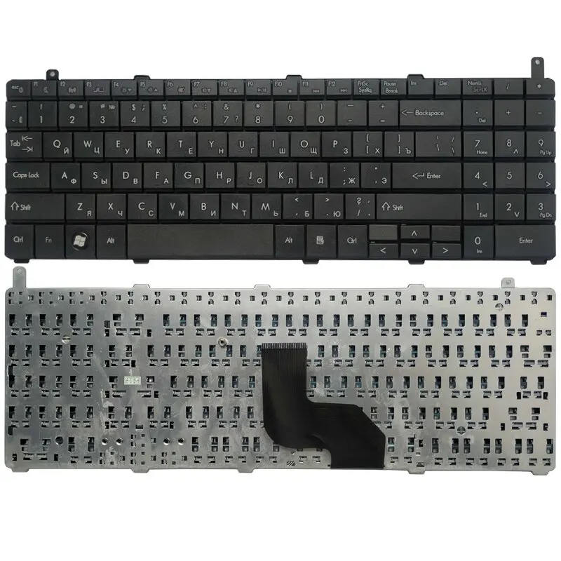

New Laptop Russian Keyboard for Hasee TW9 A550 -P62 A560 I3 I5 I7 D1 D2 D3 D5 RU Black