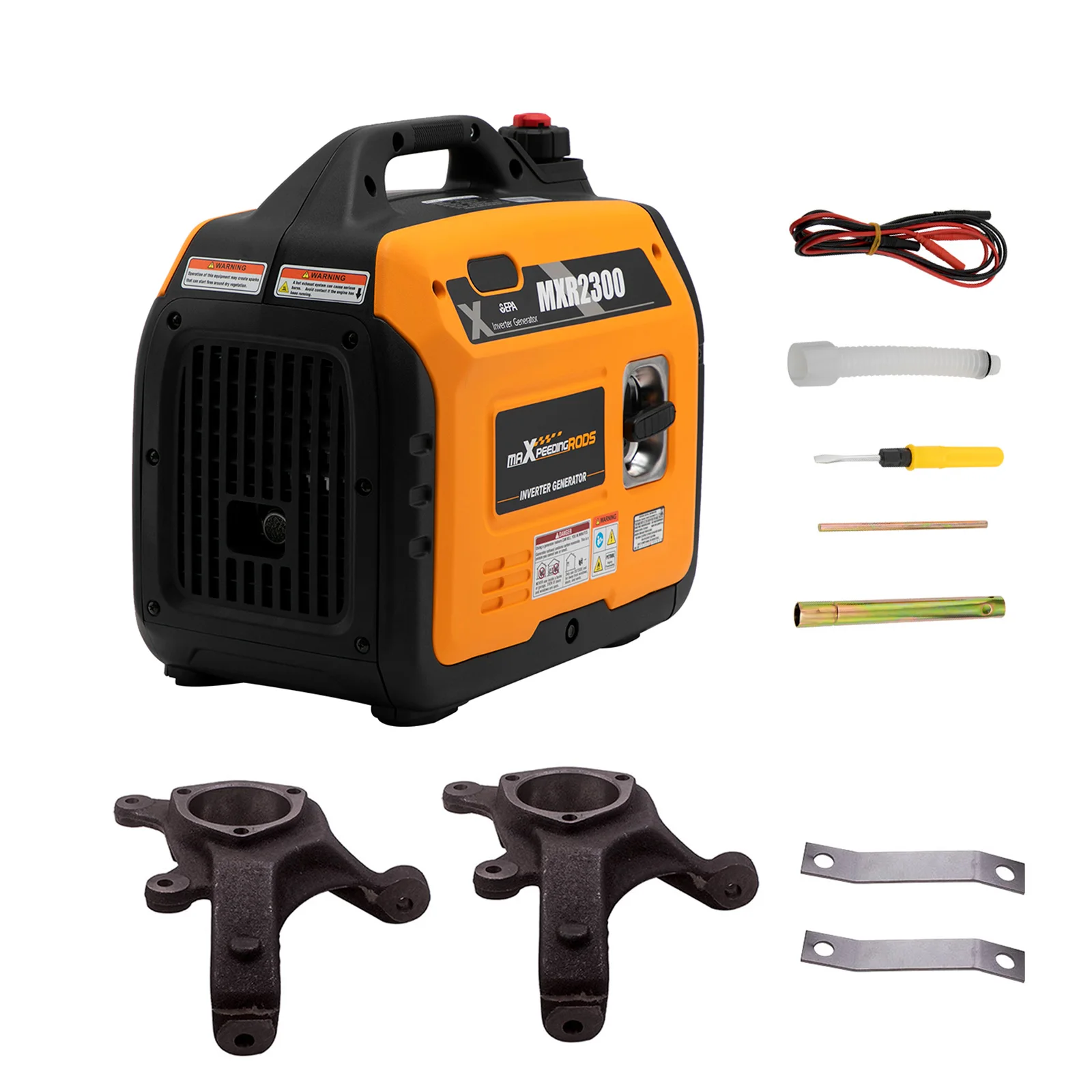 

2300 Вт домашний резервный портативный инвертор, бензиновый генератор для улицы, вечеринки, кемпинга + 3-дюймовые шпиндели автоподъема для пик...