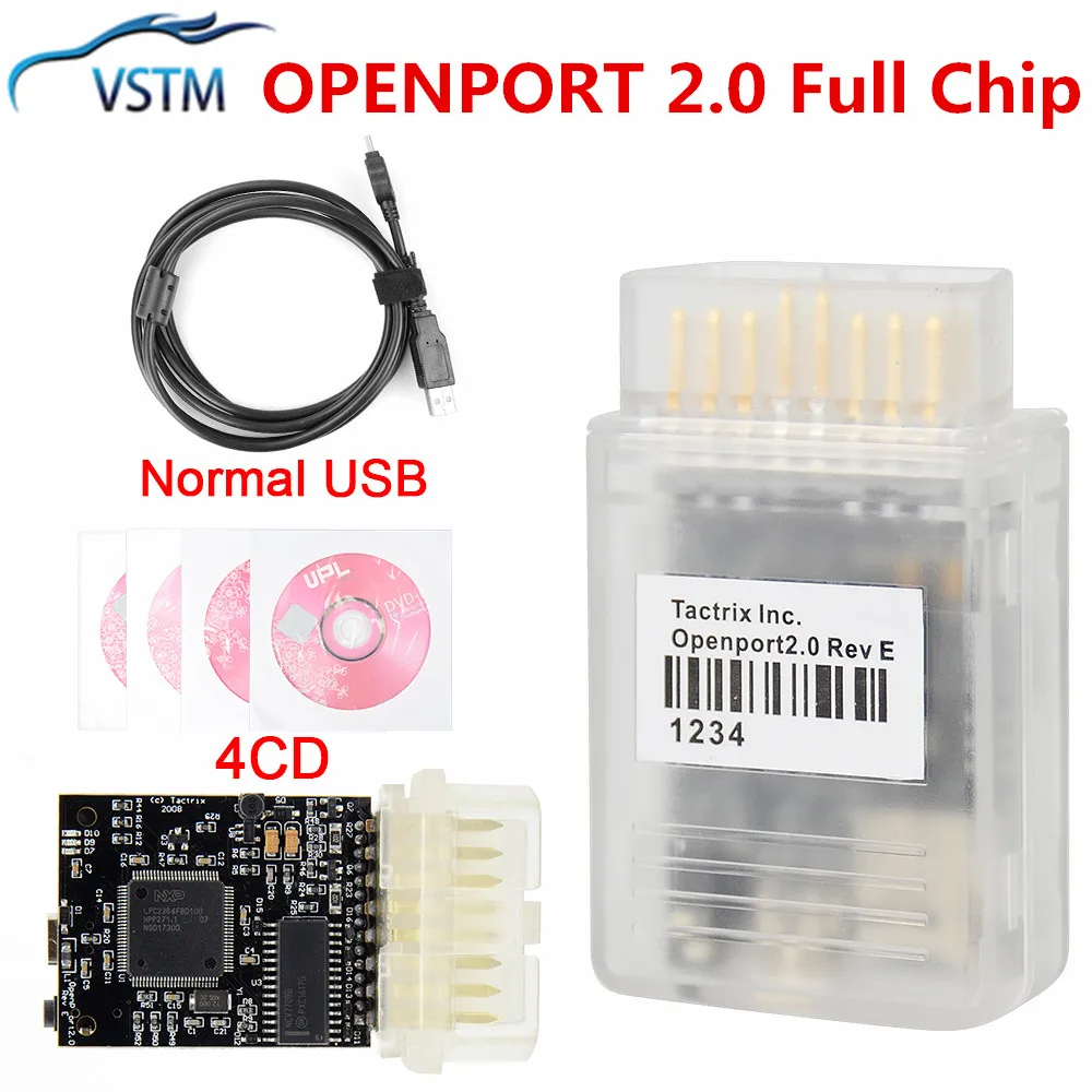 Tactrix Open port 2 0 ECU чип-тюнинг инструмент открытый порт USB Flash OBD2 разъем OBDII