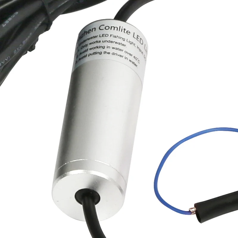 Fishing Tackle Wholesale 30W Underwater LED Bait Lights DC 12V - 24V 6M Cable 360 + 120 Degree Cheap Equipments | Освещение