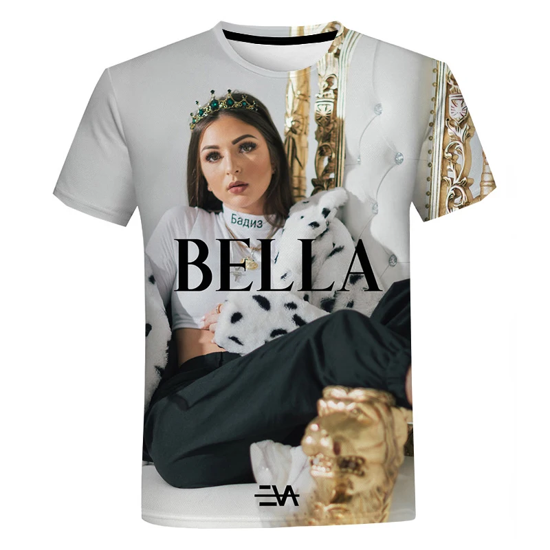 

Eva Queen T Shirt Unisex Harajuku Streetwear Oversized T Shirt Men Women Fashion Casual Short Sleeve Eva Queen 3D Print T-shirt