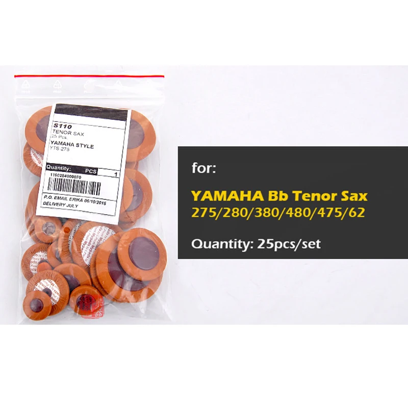 Италия колодки для саксофона альт тенор саксофон тормозные колодки для YAMAHA альт саксофон YTS YSS YAS 26 275 200DR 380 480 475 62 для SELMER альт саксофон 802 803