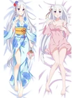 150x50 см Otaku Custom Anime Girl Emilia Подушка Чехол Waifu Dakimakura декоративная Длинная Подушка наволочка мягкая Прямоугольная подушка