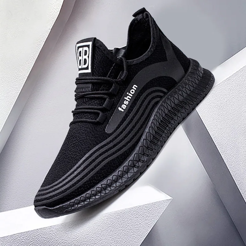 Outdoor Men Shoes White Black Sneakers Air Mesh Quick Dry Breathable Vulcanize 39-44 Running Jogger Mens Gym | Спорт и развлечения