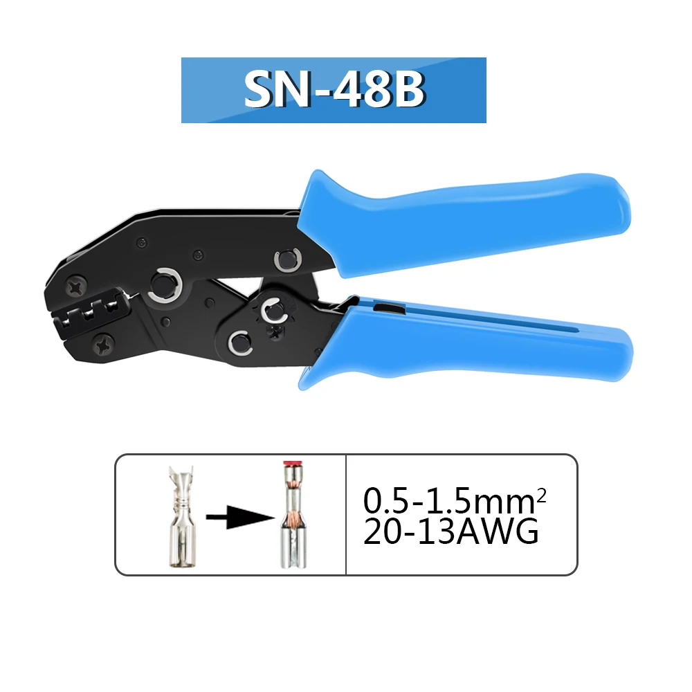 FASEN SN-28B 0 1-1 мм Обжимные Щипцы из высокоуглеродистой стали 28-18AWG для квадратных