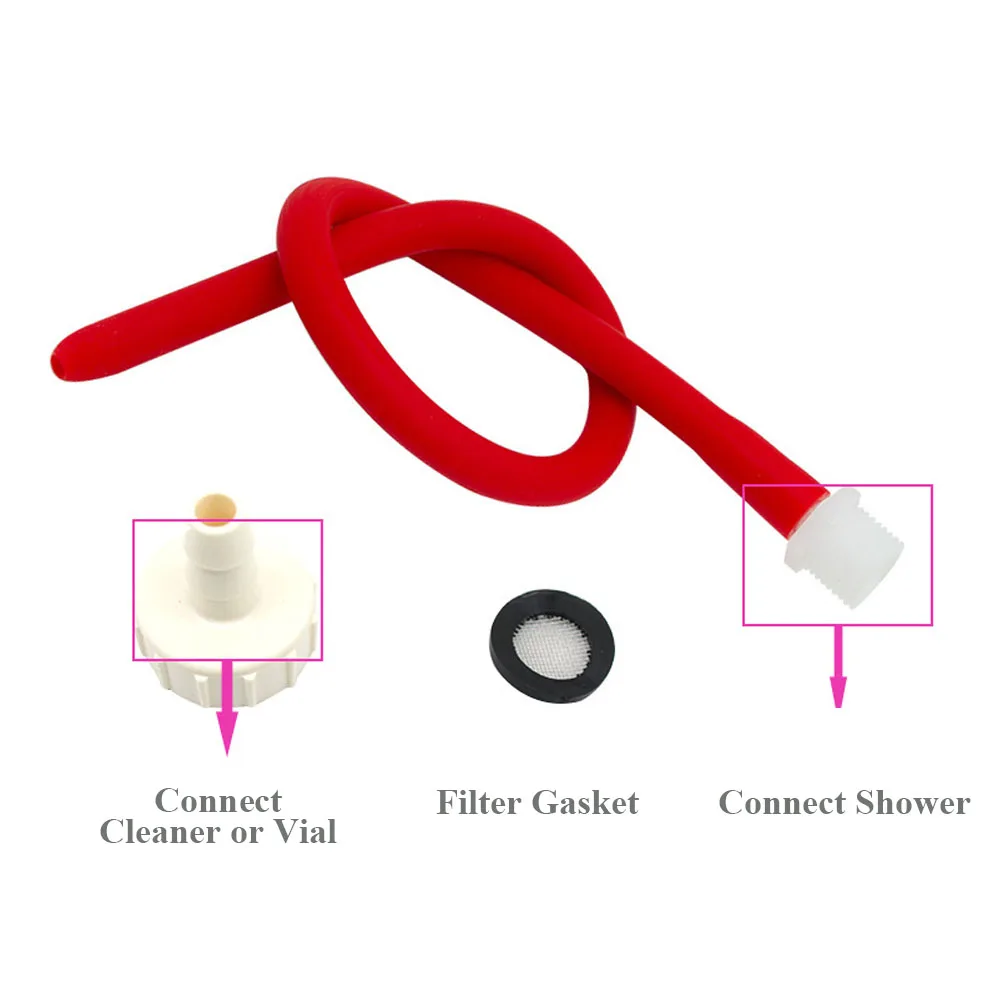 EXVOID гибкая трубка Душевая насадка с наконечником Вагинальный Анальный