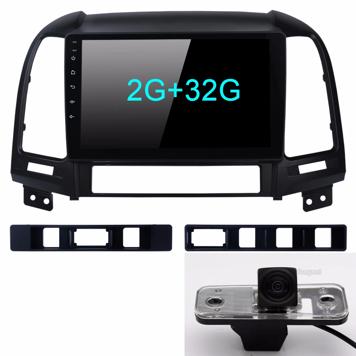 Автомобильный мультимедийный видеоплеер Android 9 0 2 ГБ + 32 для Hyundai Santa Fe 2006 2012