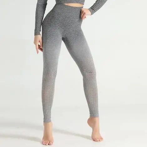 CB221 grey pant Зимний бесшовный укороченный топ с длинным рукавом, спортивный бюстгальтер, рубашки, штаны для йоги, фитнеса, спортзала, тренировки, спортивный комплект для йоги, спортивный костюм - Цвет: CB221 grey pant