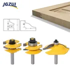 Высокое качество 8 мм хвостовик поднятая панель шкаф двери маршрутизатор Набор бит древесины резак фрезы 3 Бит Ogee деревообрабатывающие фрезы