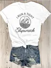 Футболка с рисунком лодки I RUN A TIGHT Shipwreck, одежда в летнем стиле, повседневные хлопковые футболки tumblr