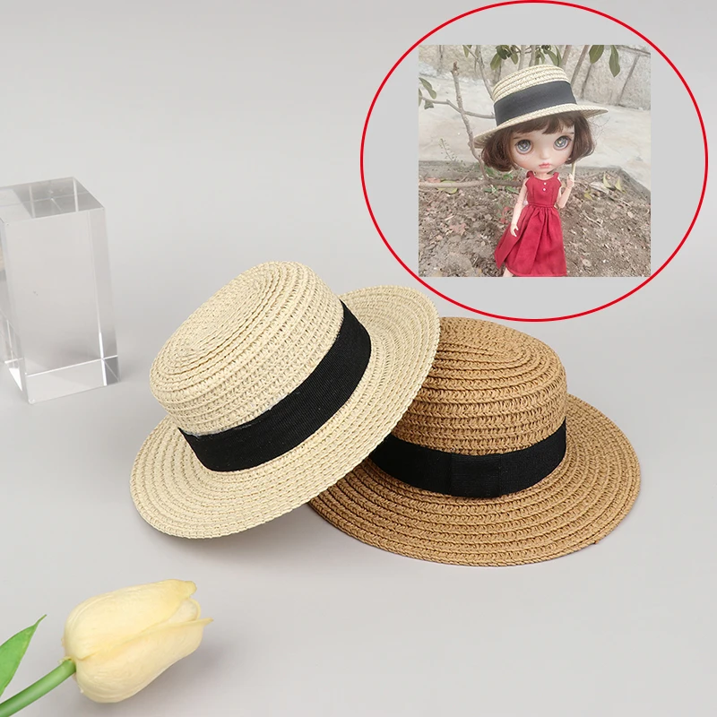 

1 шт., модная Милая кукольная шляпа, декорированная мужская кукла, шапка принцессы, шапка для верховой езды, модные солнцезащитные шапки, мяг...