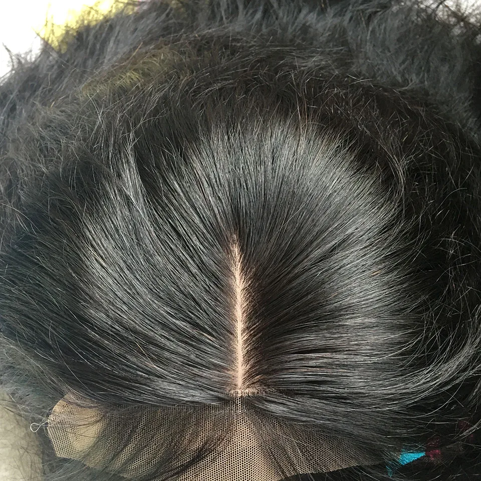 Прямые пряди из 100% бразильских человеческих волос 4 шт. на шелковой основе со