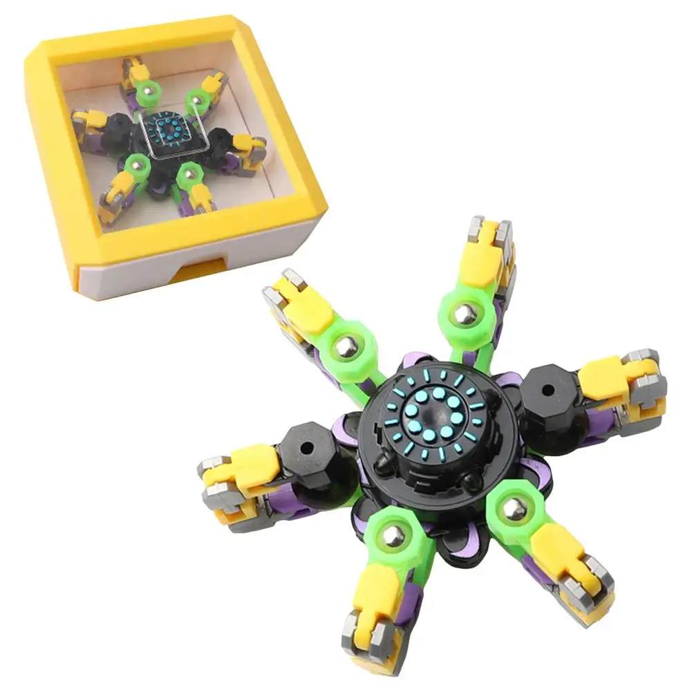 

Трансформированный пластиковый Спиннер, деформированные, стандартные детские игрушки для снятия стресса, Детские и взрослые спиннинговые ...