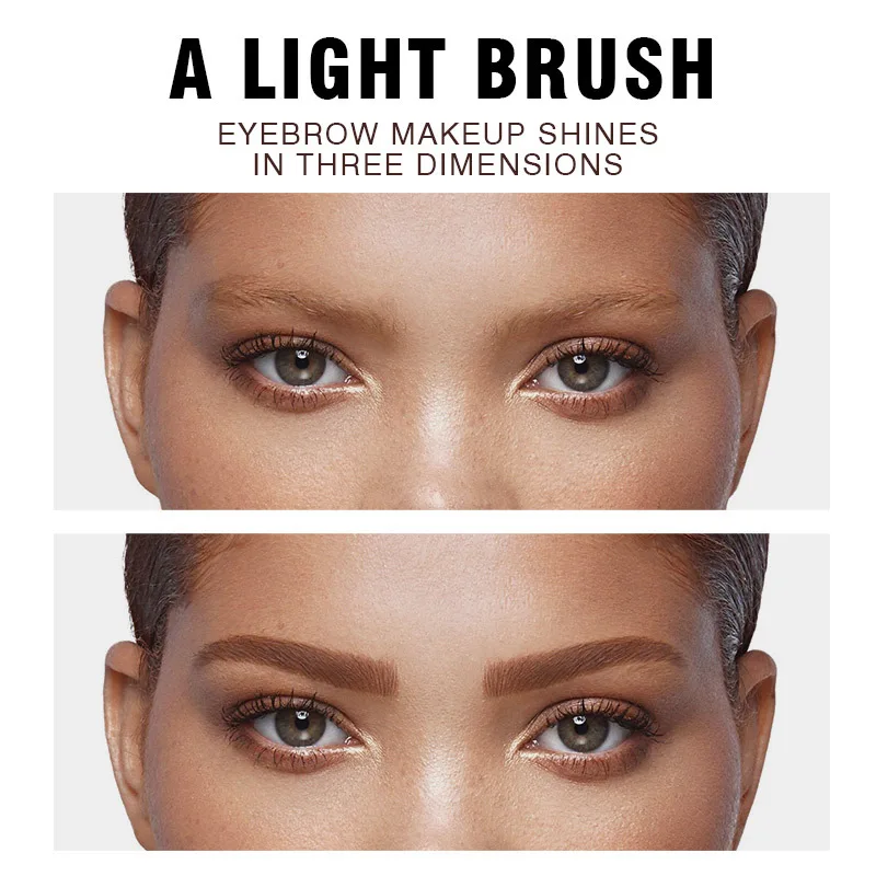 Макияж гель для бровей кофе черный коричневый краска тату водостойкий