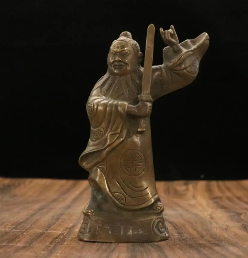 

Archaize brass Zhang Daoling Heavenly Master household decoration crafts statue
