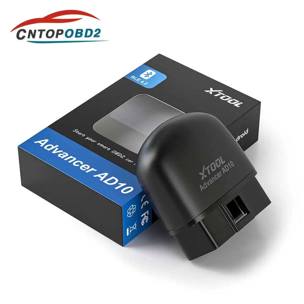 Диагностический сканер XTOOL AD10 OBD2 Bluetooth ELM327 считыватель кодов двигателя HUD