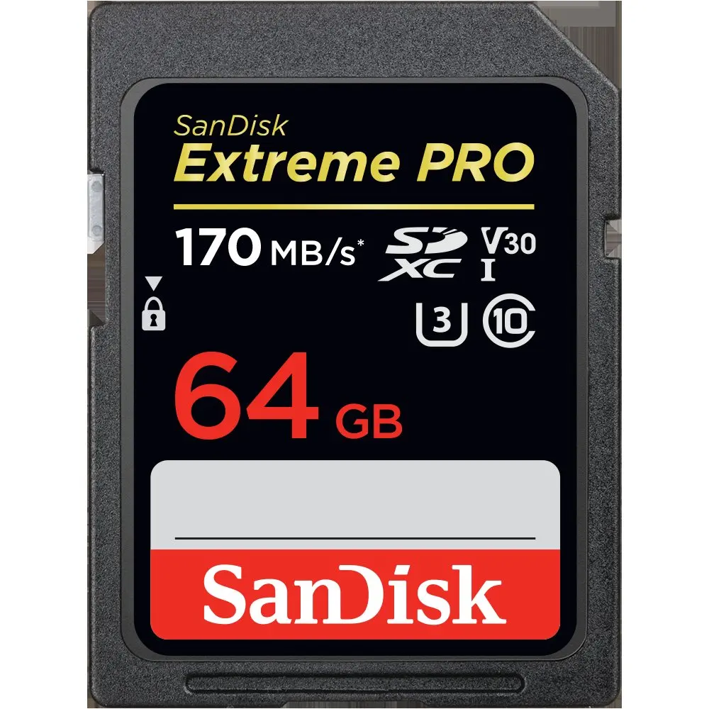 SanDisk Extreme Pro SD карта 32G 64G 128G 256G SDHC SDXC UHS I класс 10 памяти Поддержка V30 4K для цифровой