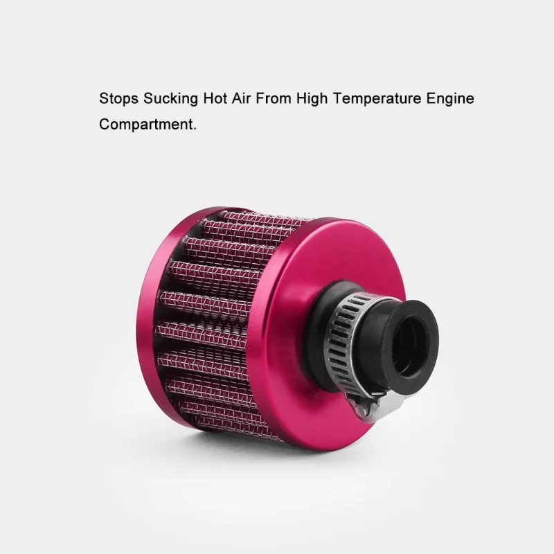 Универсальный сверхмощный воздушный фильтр 12 мм Высокое качество авто