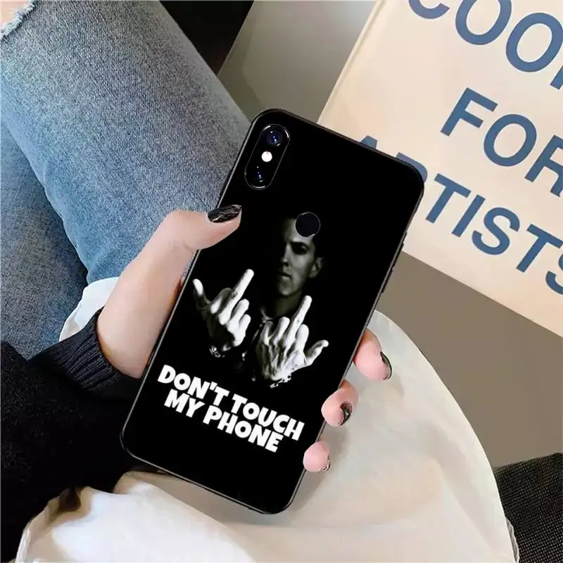 

Eminem rap Hip Hop Rapper luxury design Phone Case shell For Xiaomi Redmi note 7 8 9 t max3 s 10 pro lite