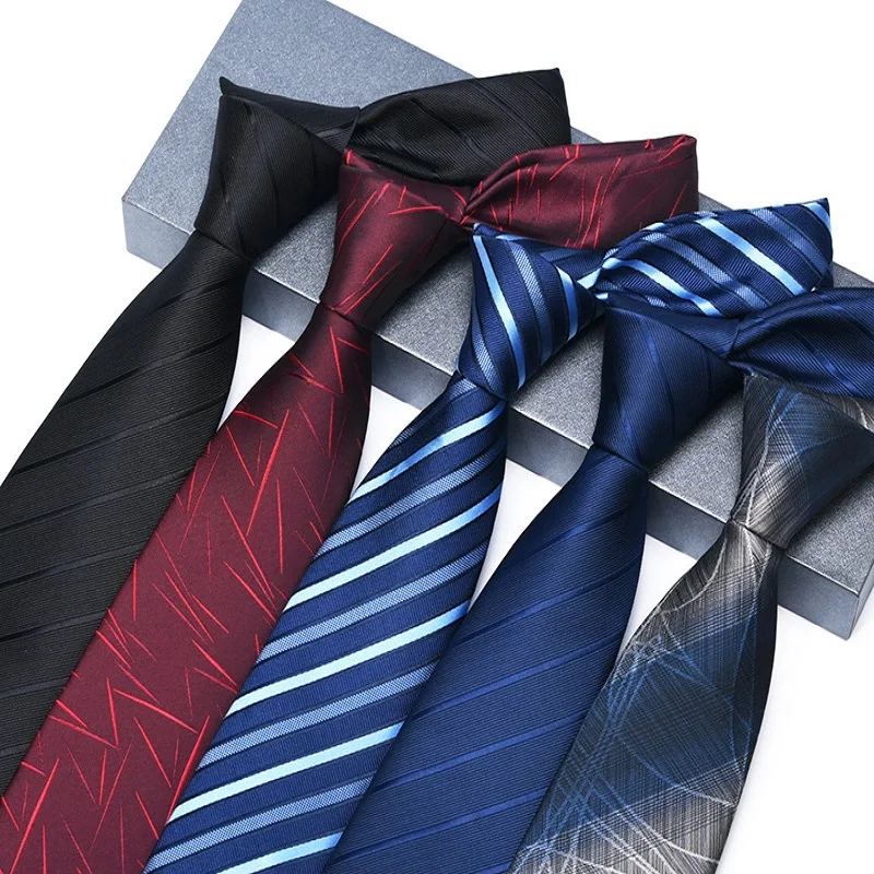 

2020 Designer New Fashion 8cm Ties for Men Neckties Bridegroom Wedding Formal Suit Casual Business Accessories with Gift Box