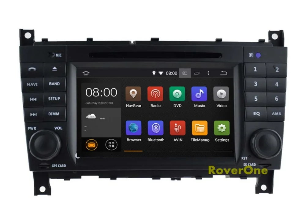 Для Mercedes CLK350 CLK430 CLK500 CLK550 CLK55 CLK63 W219 Android 8 1 Авто Радио DVD Стерео GPS навигация