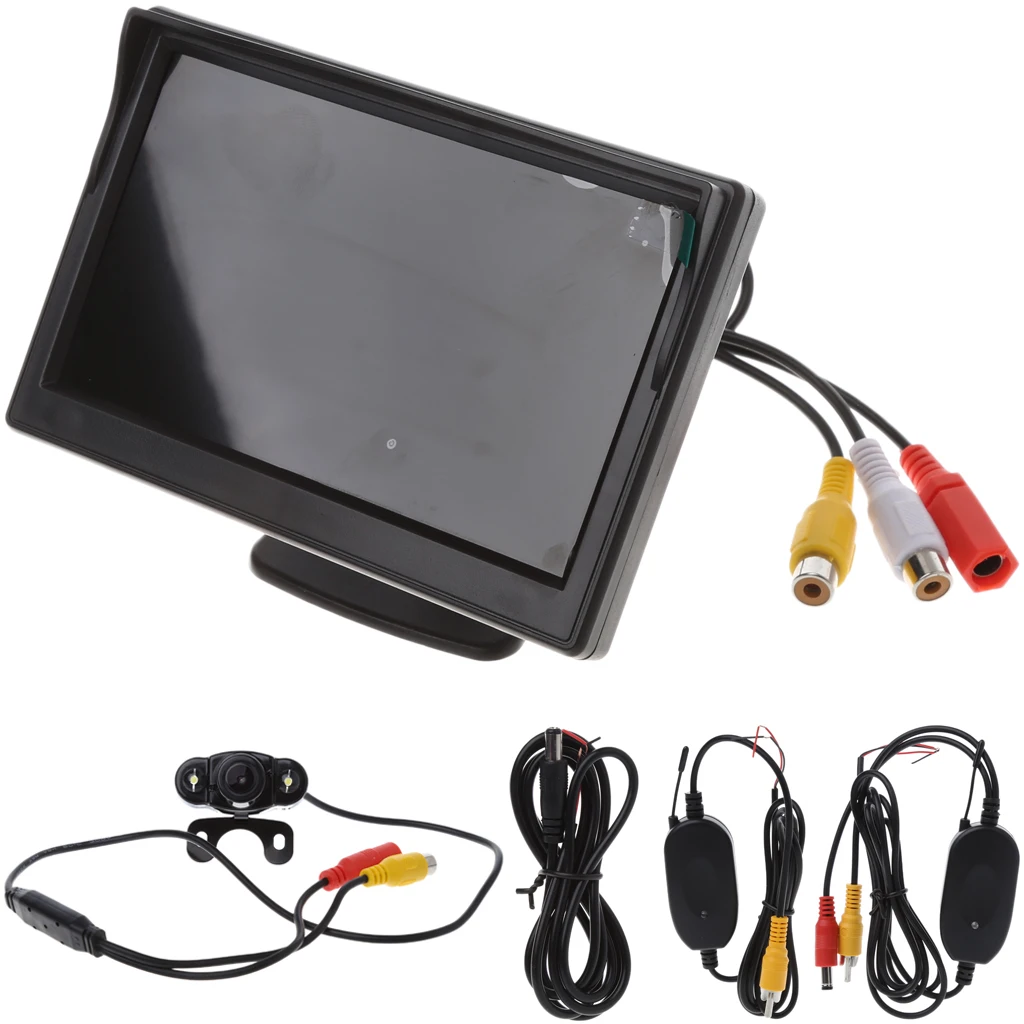 Новинка " беспроводной TFT-LCD+ автомобильный монитор заднего вида камера заднего вида Комплект ночного видения Прямая поставка