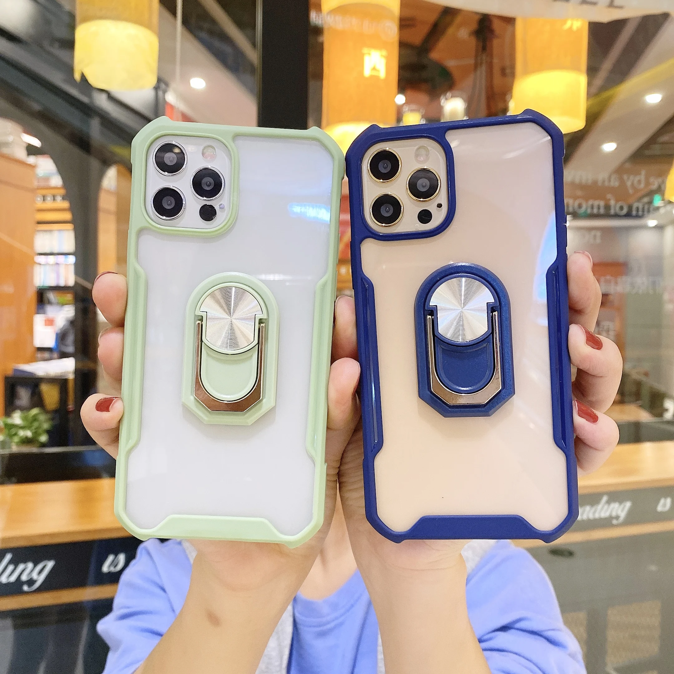 

Luxury Shockproof Protection Cover Silicone Transparent Case For Samsung M01 Core M11 M21 M31 M51 M30s M31S Note 10 lite S20 S9