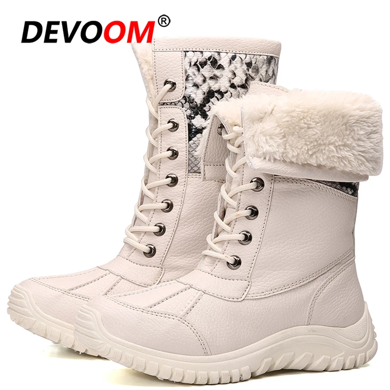 2020 зимние уличные высокие женские походные треккинговые ботинки плюшевые теплые