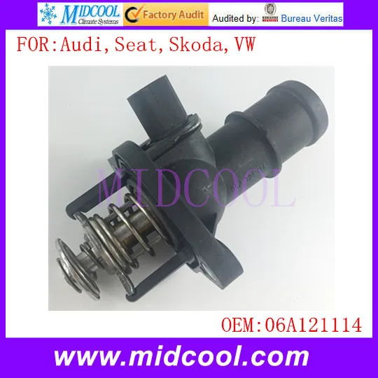 Новый авто двигатель охлаждающей жидкости термостат Корпус использования OE NO.