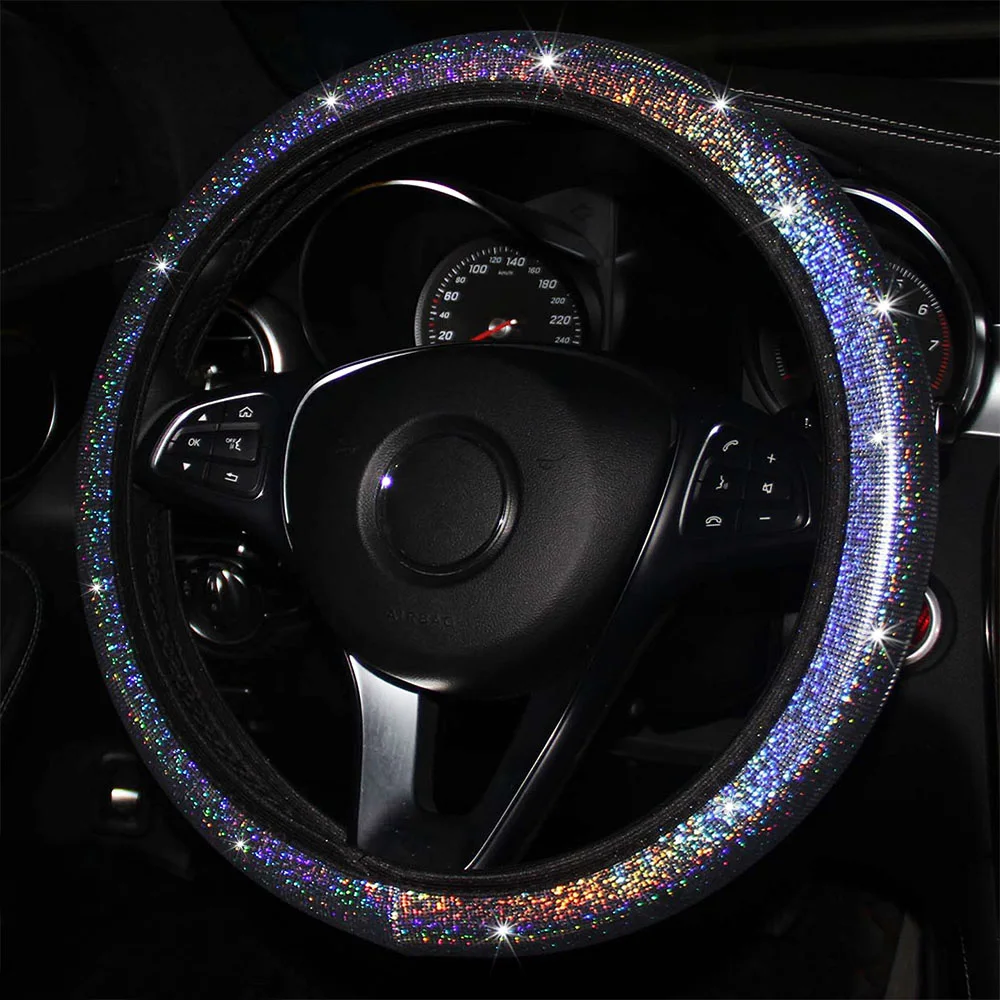 

Универсальная автомобильная оплетка руля Vinidname для женщин и девушек, 37-39 см