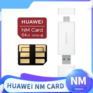 90mbs 64gb nm card apply to mate20 pro mate20 x p30 with usb3 1 gen 1 nano memory card free global shipping
