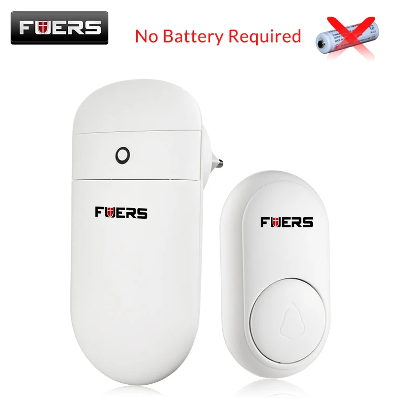 Беспроводной дверной звонок FUERS самопоколение умный на большие расстояния не