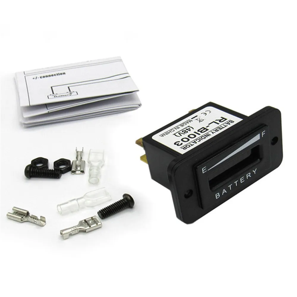 Индикатор заряда батареи измеритель 48 вольт светодиодный индикатор для клубной